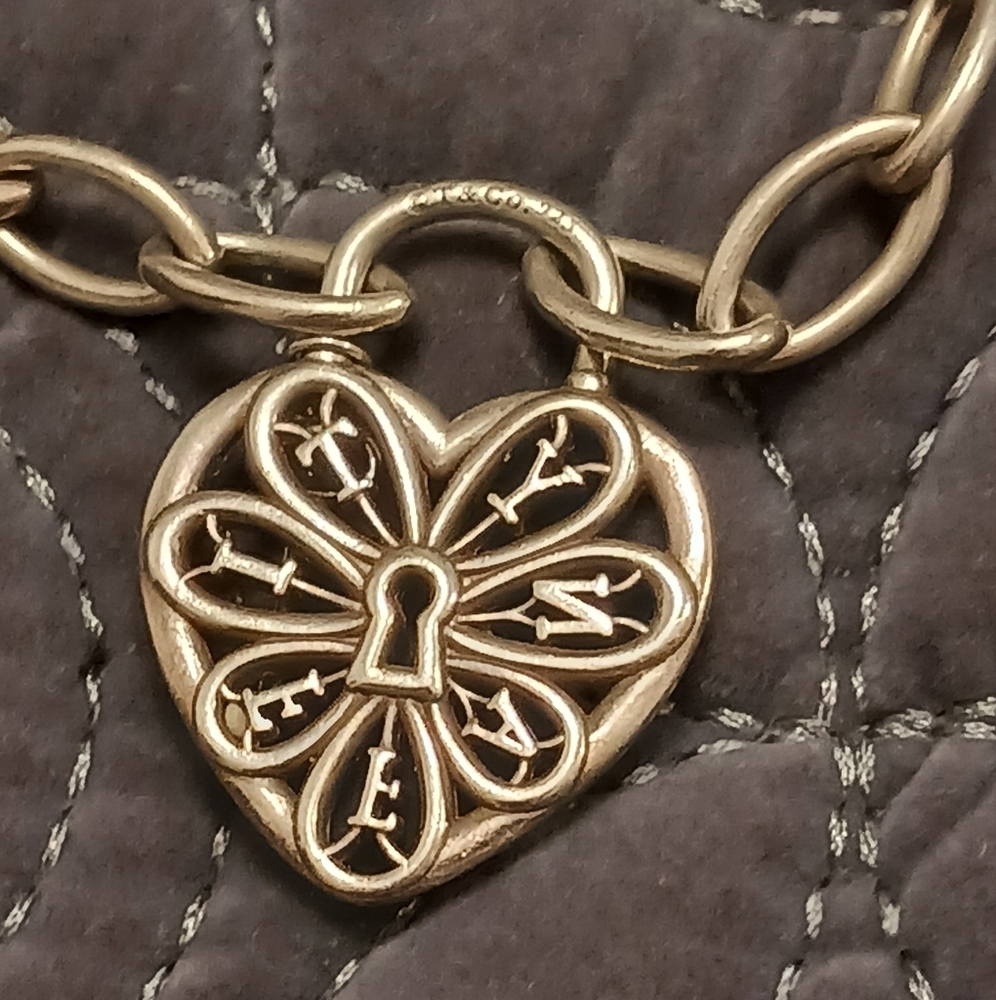 Tiffany and Co. Filigree Heart Key necklace - 925 silver